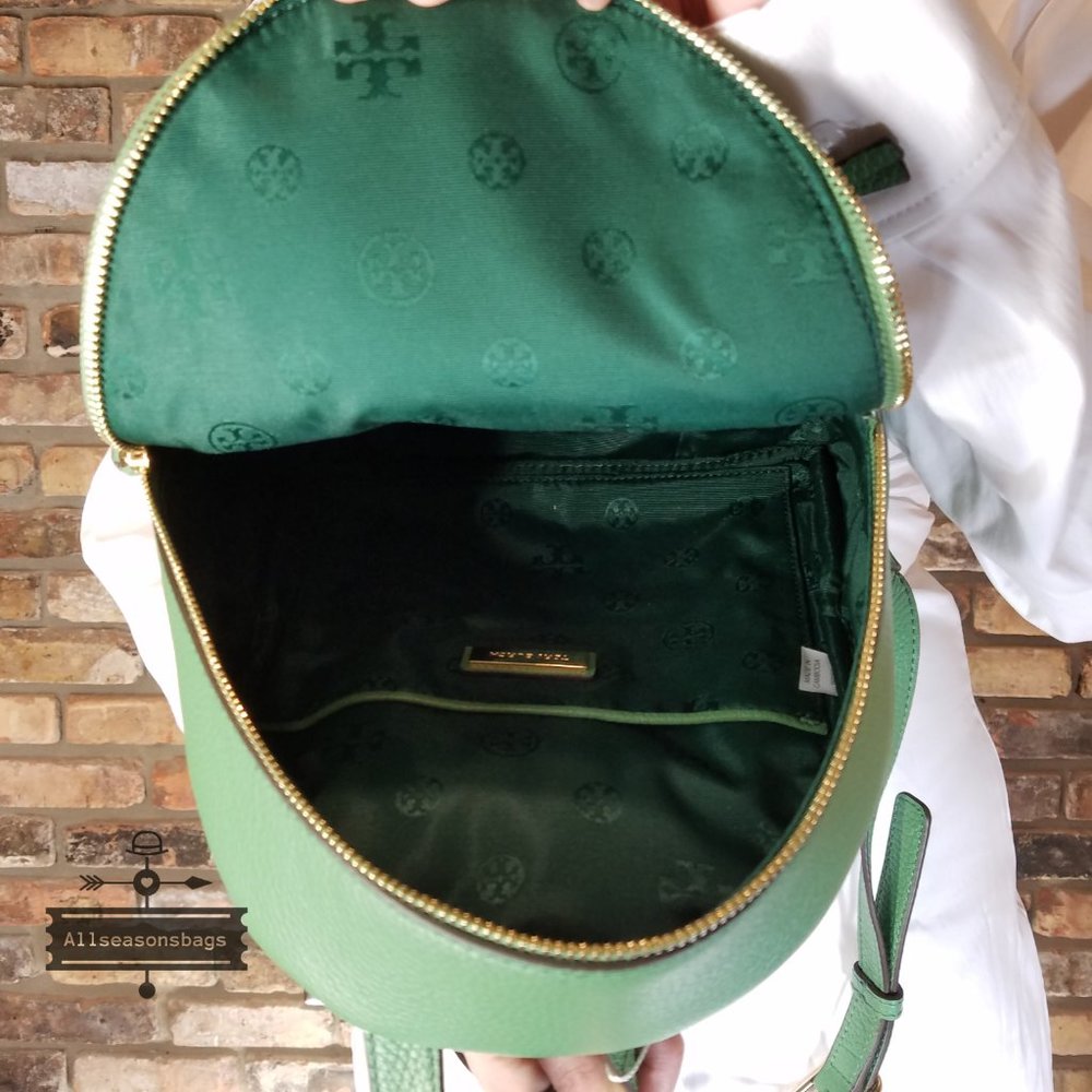 Tory Burch GREEN thea Mini Backpack VERY SMALL - Picture 7 of 7